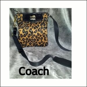 Coach Swing pack Animal Print Crossbody